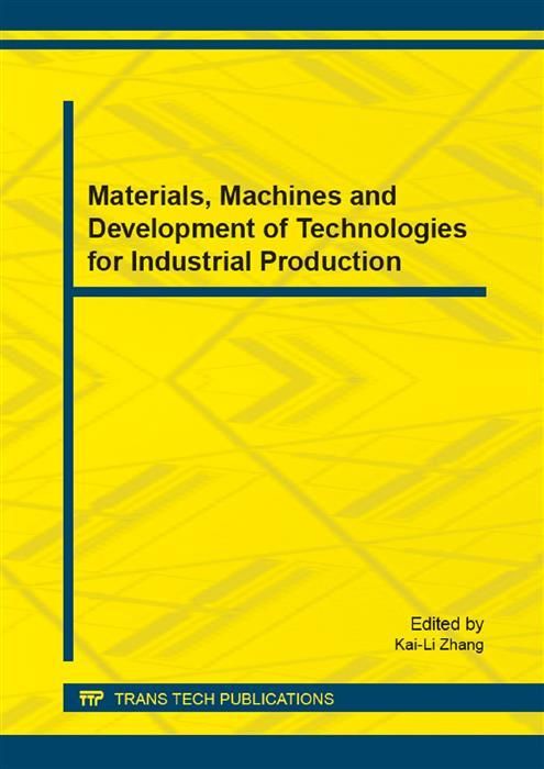 Produktbild: Materials, Machines and Development of Technologies for Industrial Production