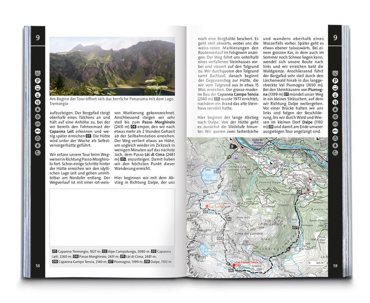 Produktbild: KOMPASS Wanderführer Tessin, 50 Touren mit Extra-Tourenkarte