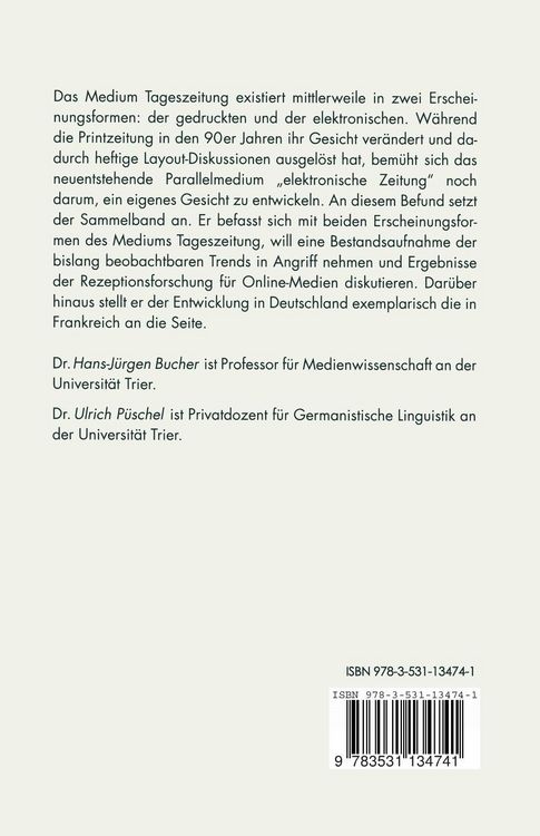 Produktbild: Die Zeitung zwischen Print und Digitalisierung