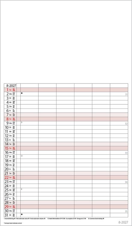 Produktbild: FMB Familienplaner XL 2027