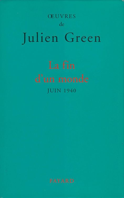 Produktbild: La Fin d'un monde