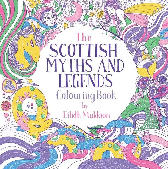 Produktbild: Scottish Myths and Legends Colouring Book