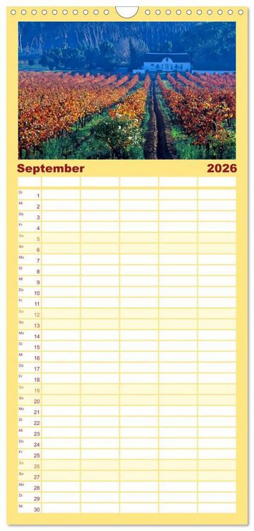 Produktbild: Familienplaner 2026 - S&uuml;dafrika Christian Heeb mit 5 Spalten (Wandkalender, 21 x 45 cm) CALVENDO