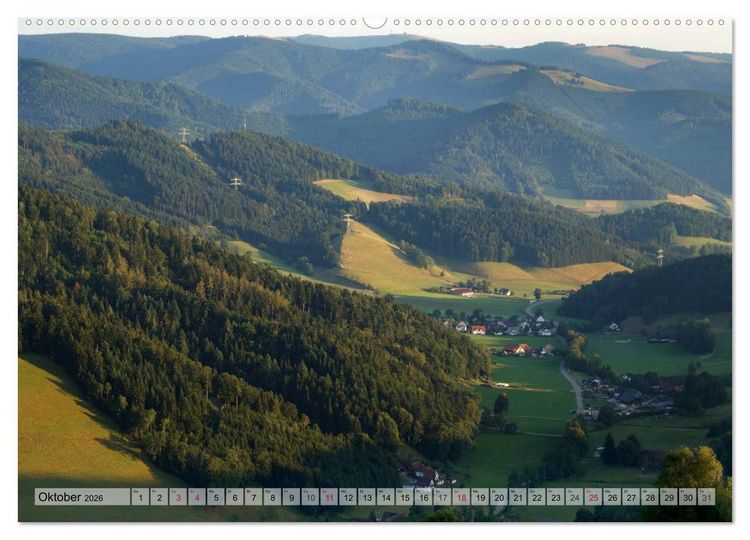Produktbild: S&uuml;dschwarzwald - Impressionen (hochwertiger Premium Wandkalender 2026 DIN A2 quer), Kunstdruck in Hochglanz