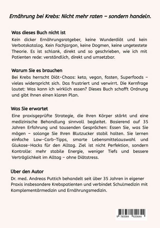 Produktbild: Krebs neu denken: Ern&auml;hrung mit Strategie