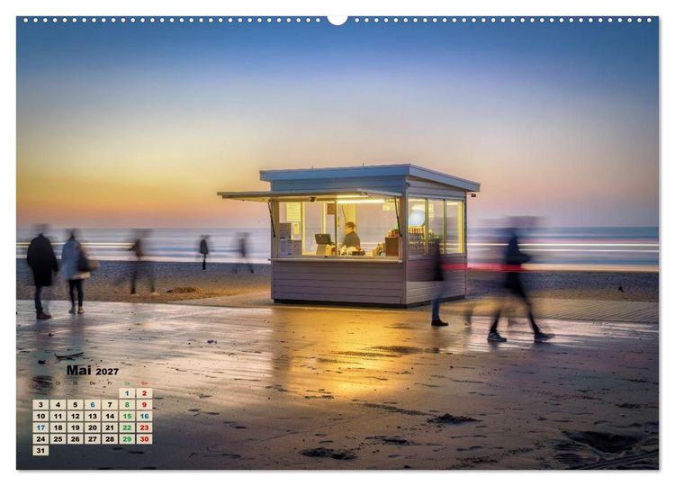 Produktbild: Minimal-Art - am Strand (Wandkalender 2027 DIN A2 quer), CALVENDO Monatskalender