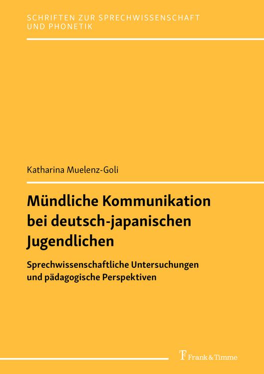 Produktbild: M&uuml;ndliche Kommunikation bei deutsch-japanischen Jugendlichen