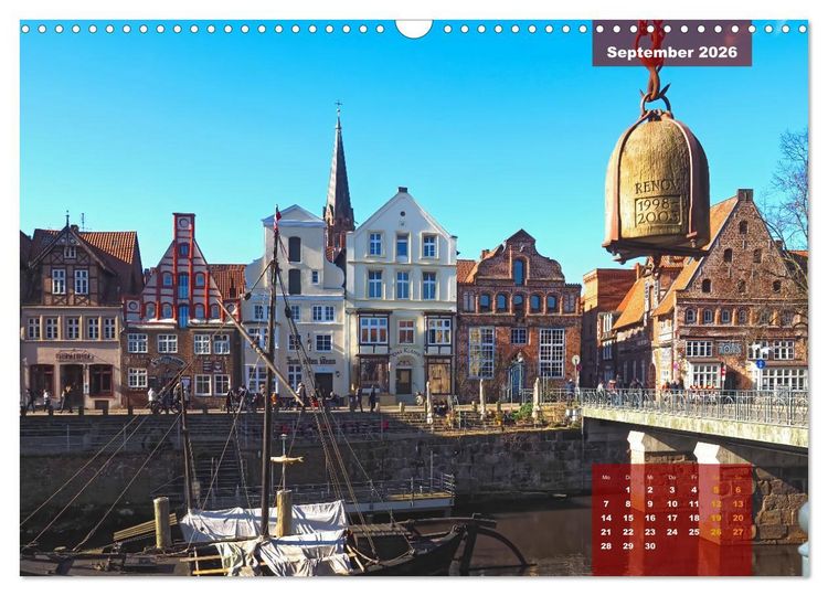 Produktbild: Handwerkskunst im h&uuml;bschen L&uuml;neburg (Wandkalender 2026 DIN A3 quer), CALVENDO Monatskalender