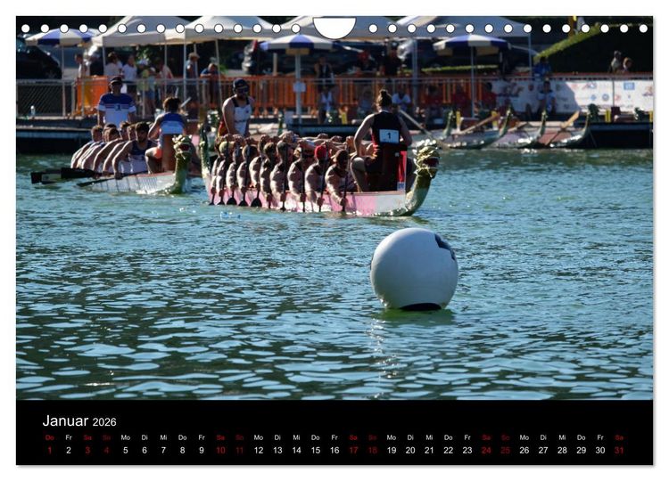 Produktbild: Drachenboot - MissionRome (Wandkalender 2026 DIN A4 quer), CALVENDO Monatskalender