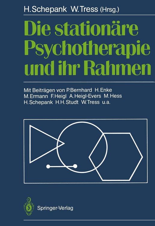 Produktbild: Die station&auml;re Psychotherapie und ihr Rahmen