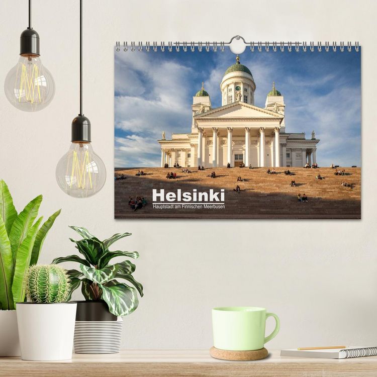 Produktbild: Helsinki - Hauptstadt am Finnischen Meerbusen (Wandkalender 2026 DIN A4 quer), CALVENDO Monatskalender