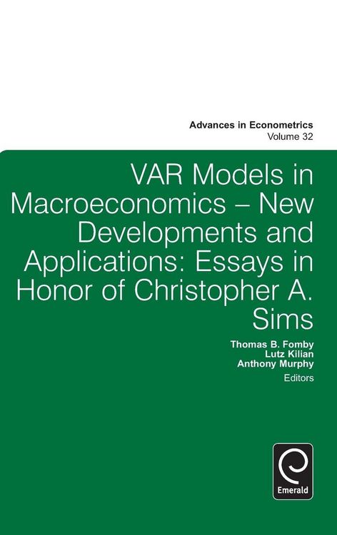 Produktbild: Var Models in Macroeconomics - New Developments and Applications