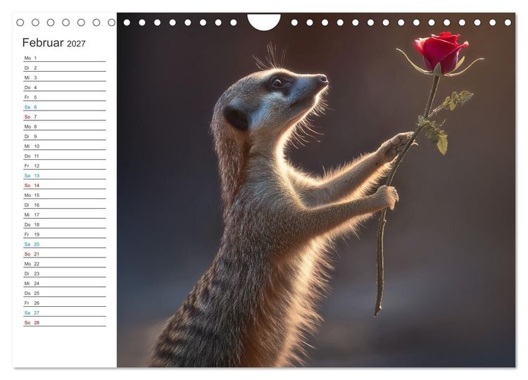 Produktbild: Die Welt der Erdm&auml;nnchen (Wandkalender 2027 DIN A4 quer), CALVENDO Monatskalender