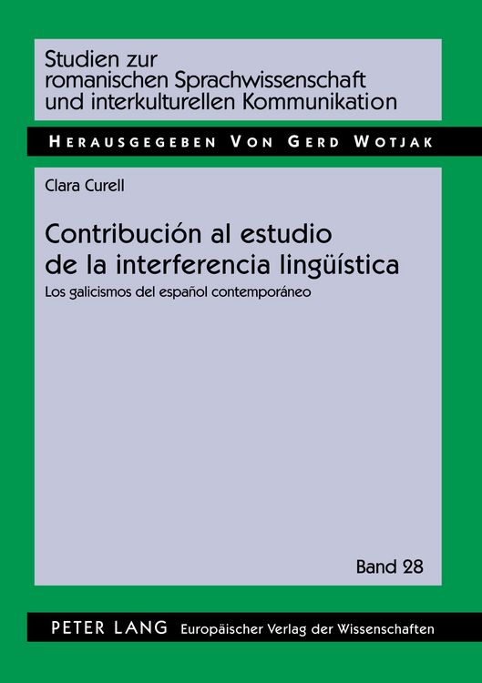 Produktbild: Contribuci&oacute;n al estudio de la interferencia ling&uuml;&iacute;stica