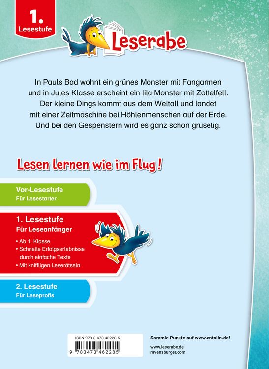 Produktbild: Leserabe Sonderausgaben - Witzige Monstergeschichten