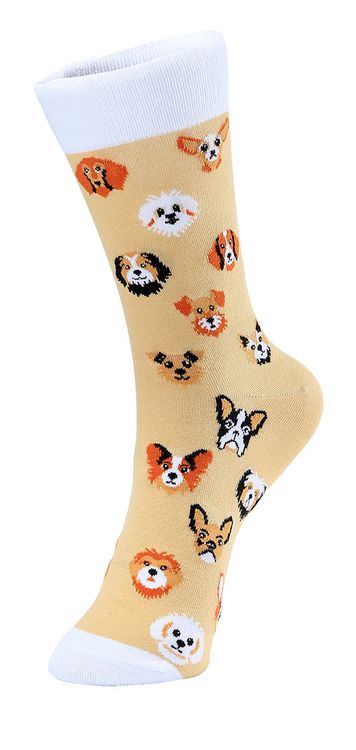 Produktbild: Socken f&uuml;r Hundeliebhaber &raquo;Ein Herz auf vier Pfoten&laquo;