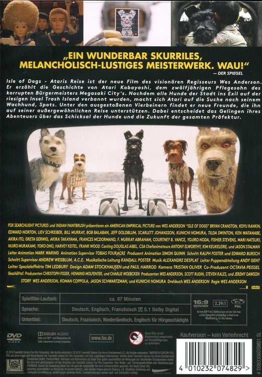 Produktbild: Isle of Dogs - Ataris Reise