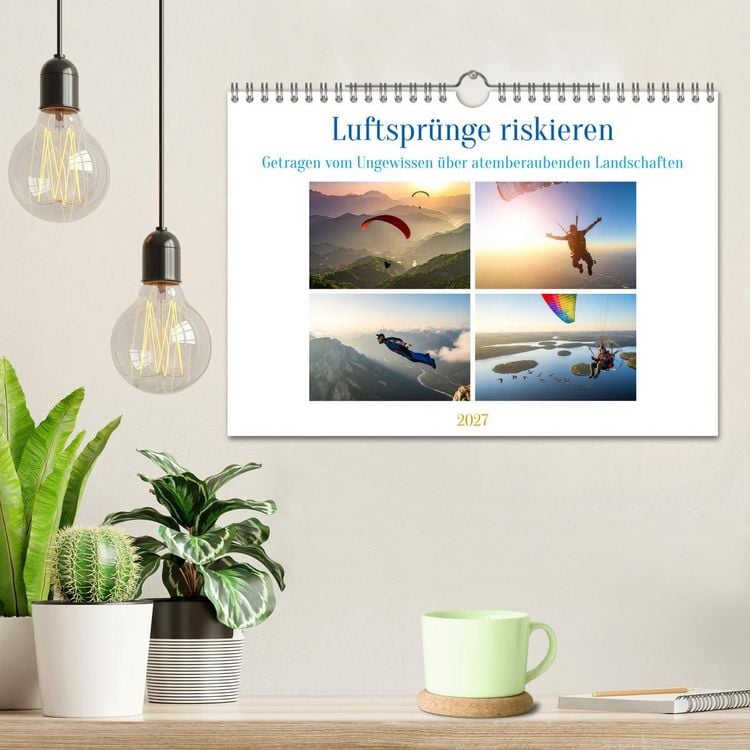 Produktbild: Luftspr&uuml;nge riskieren (Wandkalender 2027 DIN A4 quer), CALVENDO Monatskalender