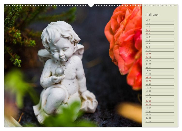 Produktbild: Engel - Begleiter f&uuml;r jeden Tag (Wandkalender 2026 DIN A2 quer), CALVENDO Monatskalender
