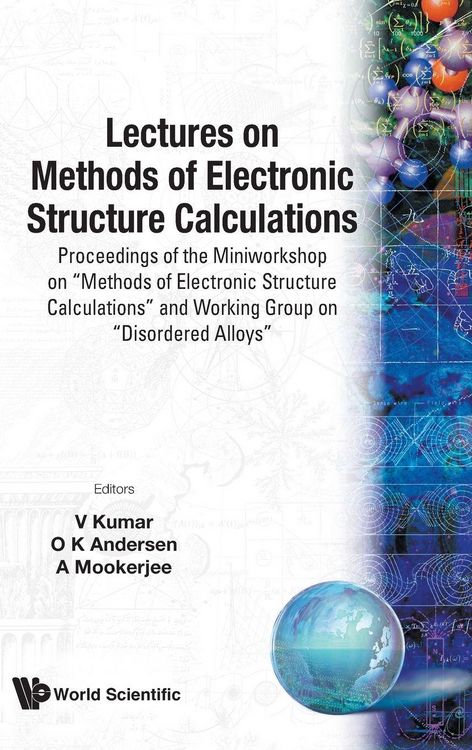 Produktbild: Lectures On Methods Of Electronic Structure Calculations