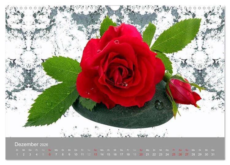 Produktbild: Floral (Wandkalender 2026 DIN A3 quer), CALVENDO Monatskalender