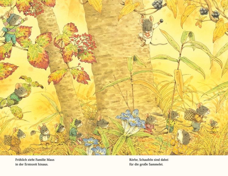 Produktbild: Familie Maus bei der Ernte