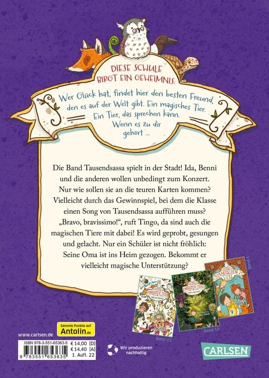 Produktbild: Die Schule der magischen Tiere 13: Bravo, bravissimo!
