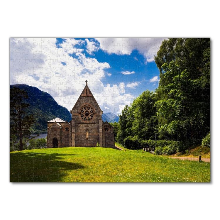Produktbild: Lais Puzzle Schottland Kirche 500 Teile