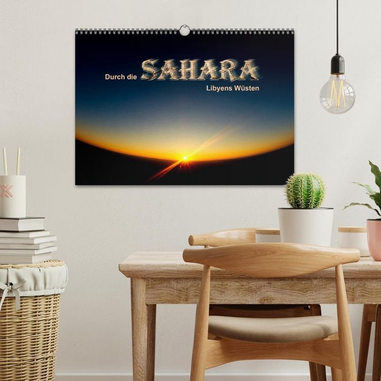 Produktbild: Durch die SAHARA - Libyens W&uuml;sten (Wandkalender 2026 DIN A3 quer), CALVENDO Monatskalender