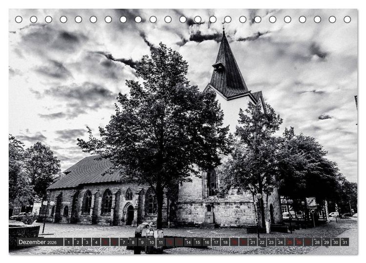 Produktbild: Ein Blick auf Neustadt am R&uuml;benberge (Tischkalender 2026 DIN A5 quer), CALVENDO Monatskalender