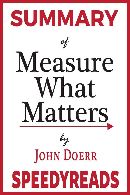 Produktbild: Summary of Measure What Matters