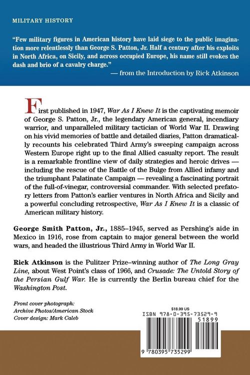 Produktbild: War as I Knew It