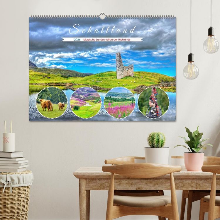 Produktbild: Schottland - Magische Landschaften der Highlands (Wandkalender 2026 DIN A2 quer), CALVENDO Monatskalender