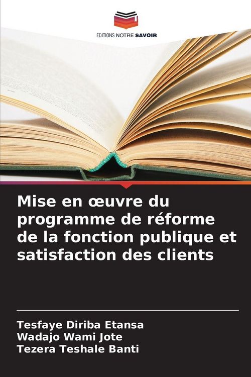 Produktbild: Mise en &iquest;uvre du programme de r&eacute;forme de la fonction publique et satisfaction des clients