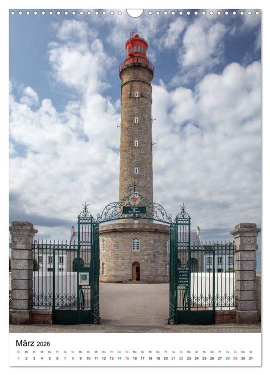 Produktbild: Leuchtt&uuml;rme an der Atlantikk&uuml;ste (Wandkalender 2026 DIN A3 hoch), CALVENDO Monatskalender