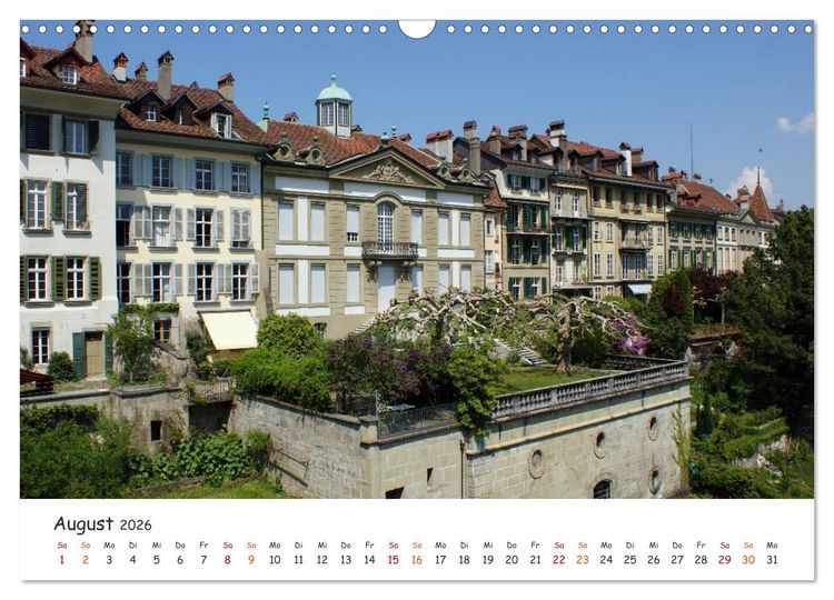 Produktbild: Bern... / Sehen und Erleben / Fotografischer Stadtrundgang (Wandkalender 2026 DIN A3 quer), CALVENDO Monatskalender