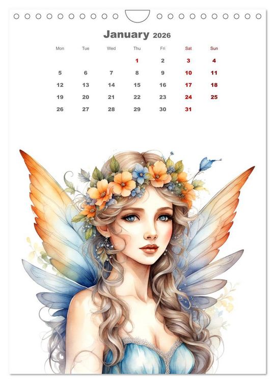 Produktbild: The fairies (Wall Calendar 2026 DIN A4 portrait), CALVENDO 12 Month Wall Calendar