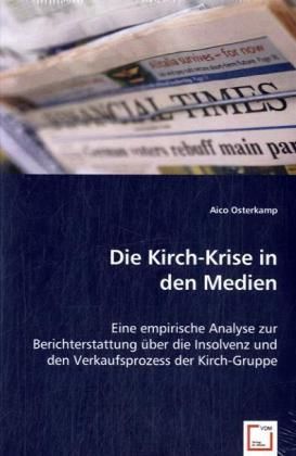 Produktbild: Osterkamp, A: Die Kirch-Krise in den Medien