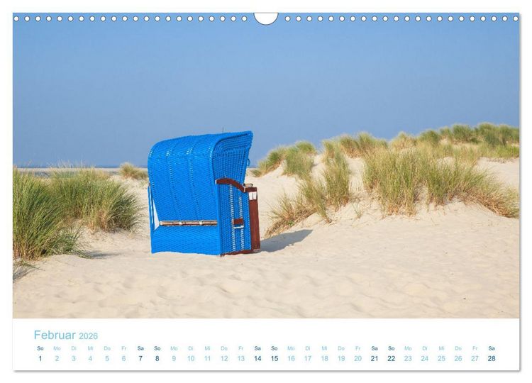 Produktbild: Moin Borkum (Wandkalender 2026 DIN A3 quer), CALVENDO Monatskalender