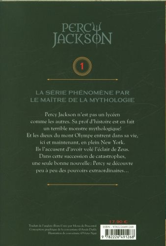 Produktbild: Percy Jackson et les Olympiens 01 - Le Voleur de foudre