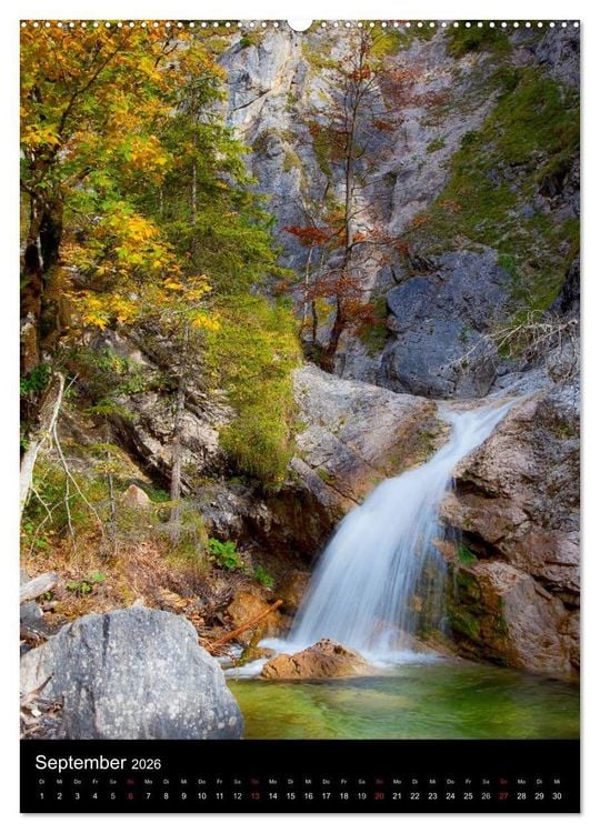 Produktbild: Naturblicke - Wasserf&auml;lle der Welt (hochwertiger Premium Wandkalender 2026 DIN A2 hoch), Kunstdruck in Hochglanz