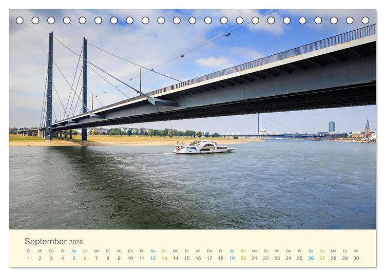 Produktbild: Deutsche Br&uuml;cken (Tischkalender 2026 DIN A5 quer), CALVENDO Monatskalender
