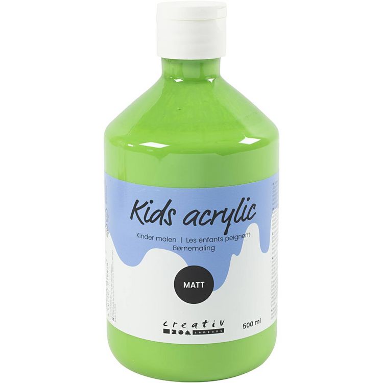 Produktbild: Creativ Company Acrylfarbe Matt, Hellgr&uuml;n, 500 ml/ 1 Fl.