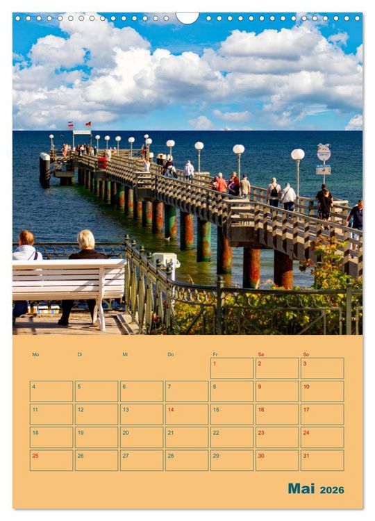 Produktbild: Ostseebad K&uuml;hlungsborn Terminplaner (Wandkalender 2026 DIN A3 hoch), CALVENDO Monatskalender