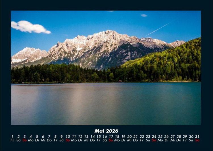 Produktbild: Die Seen der Erde 2026 Fotokalender DIN A4
