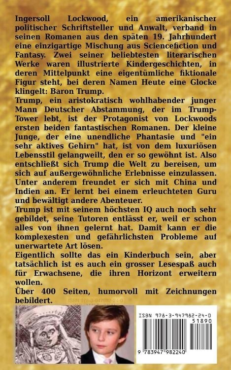 Produktbild: Reisen und Abenteuer des kleinen Baron Trump und seines wunderbaren Hundes Bulger