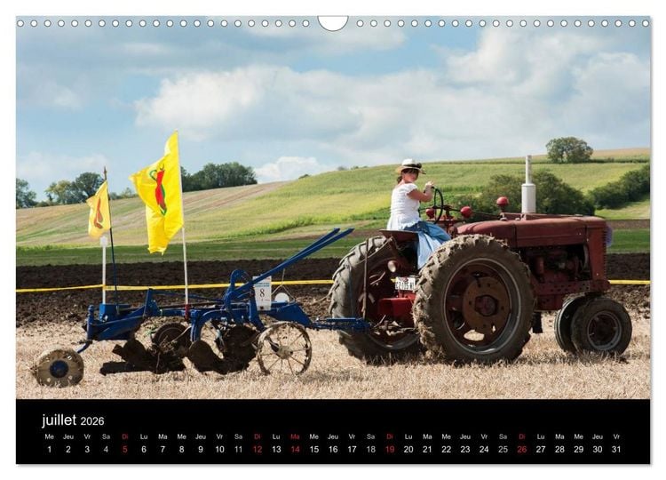 Produktbild: Anciens tracteurs agricoles (Calendrier mural 2026 DIN A3 vertical), CALVENDO calendrier mensuel