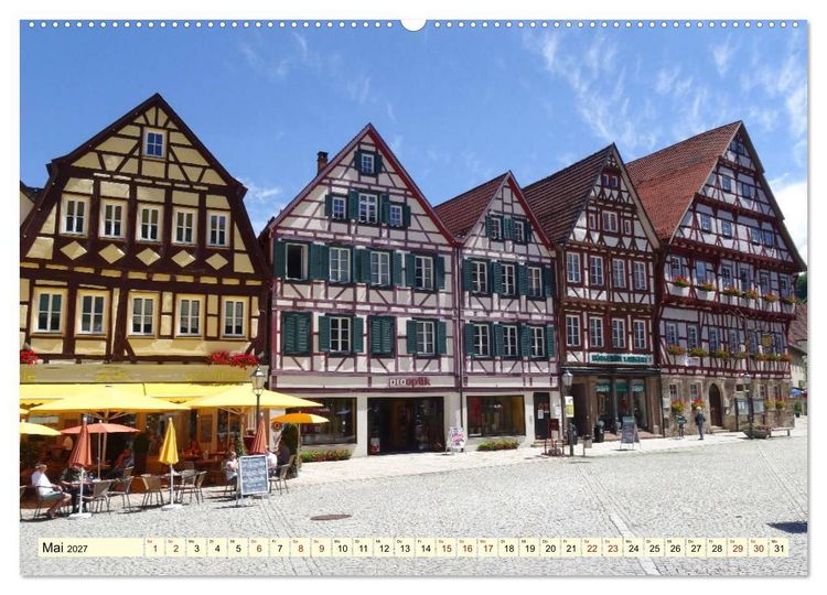 Produktbild: Unterwegs in Bad Urach (hochwertiger Premium Wandkalender 2027 DIN A2 quer), Kunstdruck in Hochglanz