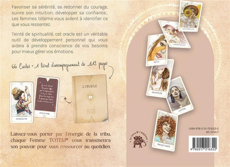 Produktbild: Oracle femme totem : 66 cartes pour se reconnecter &agrave; ses &eacute;motions