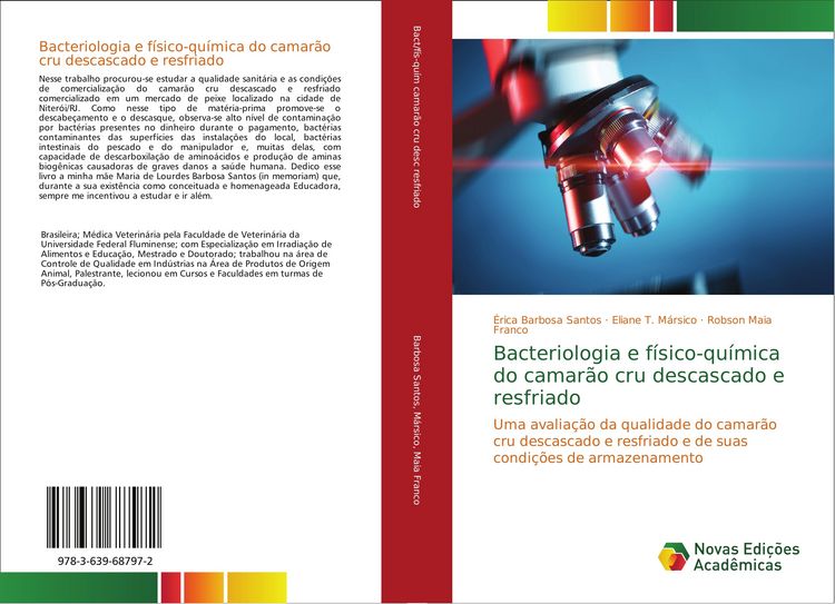 Produktbild: Bacteriologia e f&iacute;sico-qu&iacute;mica do camar&atilde;o cru descascado e resfriado